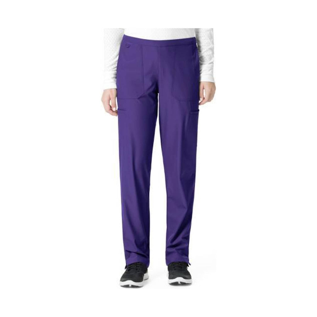 Carhartt Women's Flat Front Straight Leg Scrubs Pants - Grape - Lenny's Shoe & Apparel