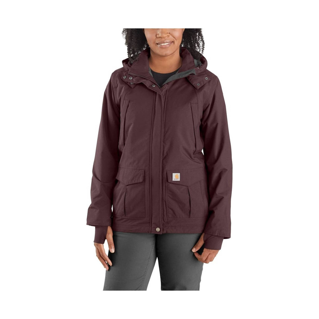 Carhartt Women's Shoreline Relaxed Fit Lightweight Jacket - Blackberry - Lenny's Shoe & Apparel