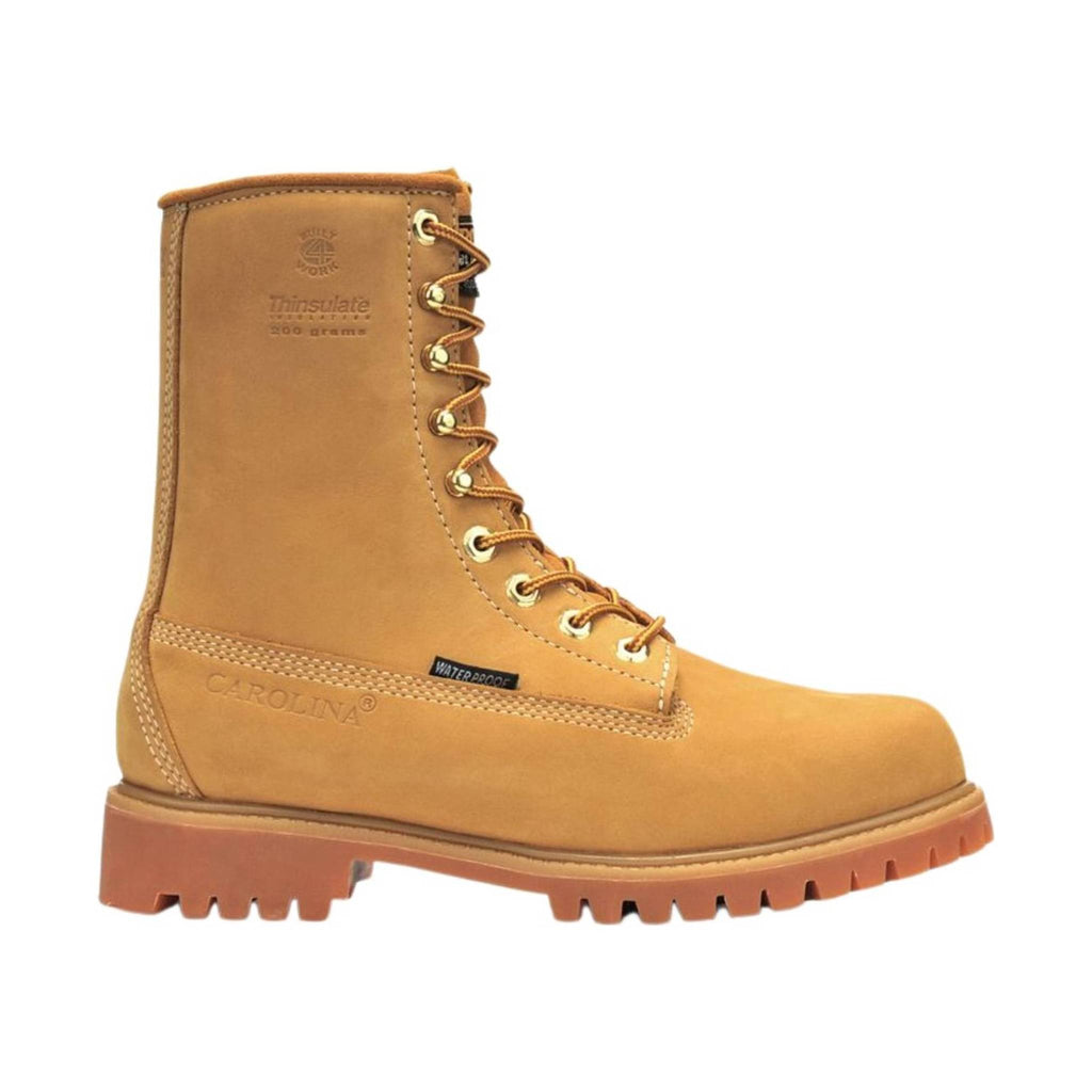 Carolina Men's Journeyman 8" Soft Toe Waterproof Work Boot - Wheat - Lenny's Shoe & Apparel