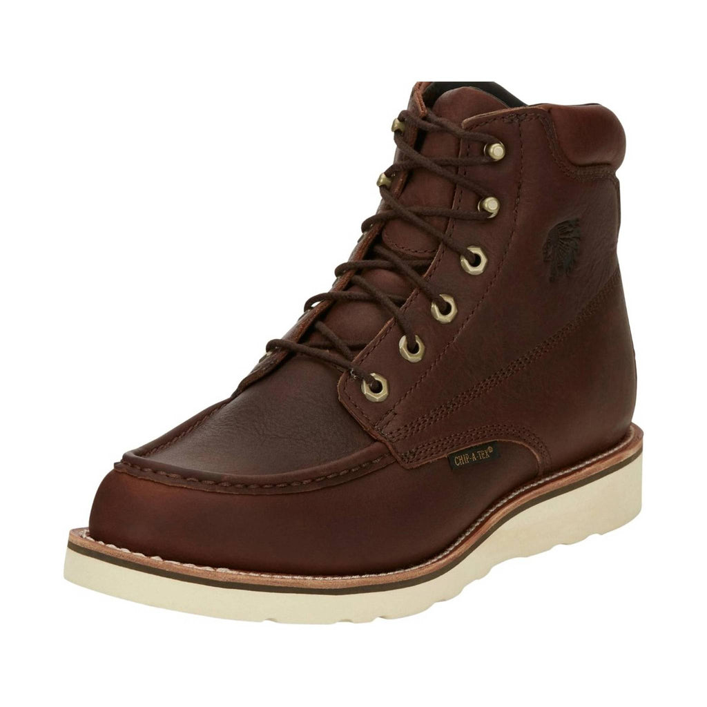 Chippewa Men's 6in Edge Walker Waterproof Soft Toe Boots - Brown - Lenny's Shoe & Apparel