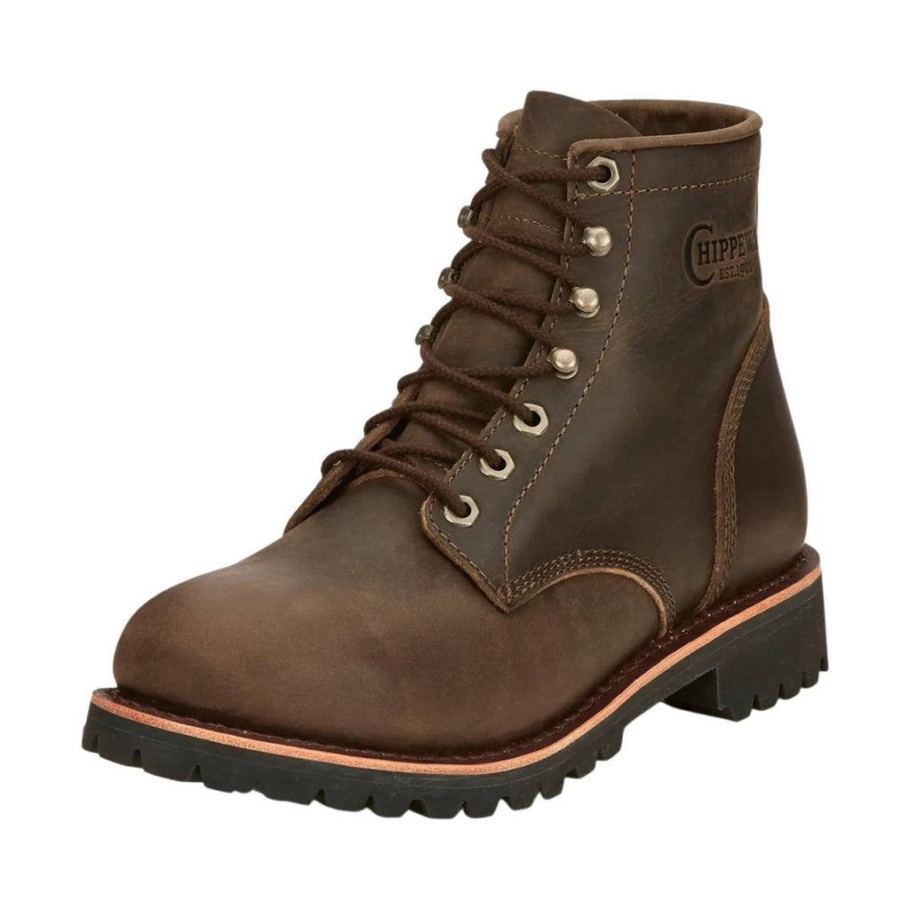 Chippewa Men's Classic 6in Non Insulated Soft Toe Work Boots - Wood - Lenny's Shoe & Apparel