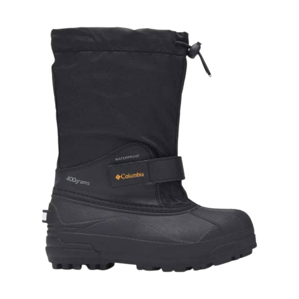 Columbia Kids' Powderbug Forty Winter Boots - Black/Orange - Lenny's Shoe & Apparel