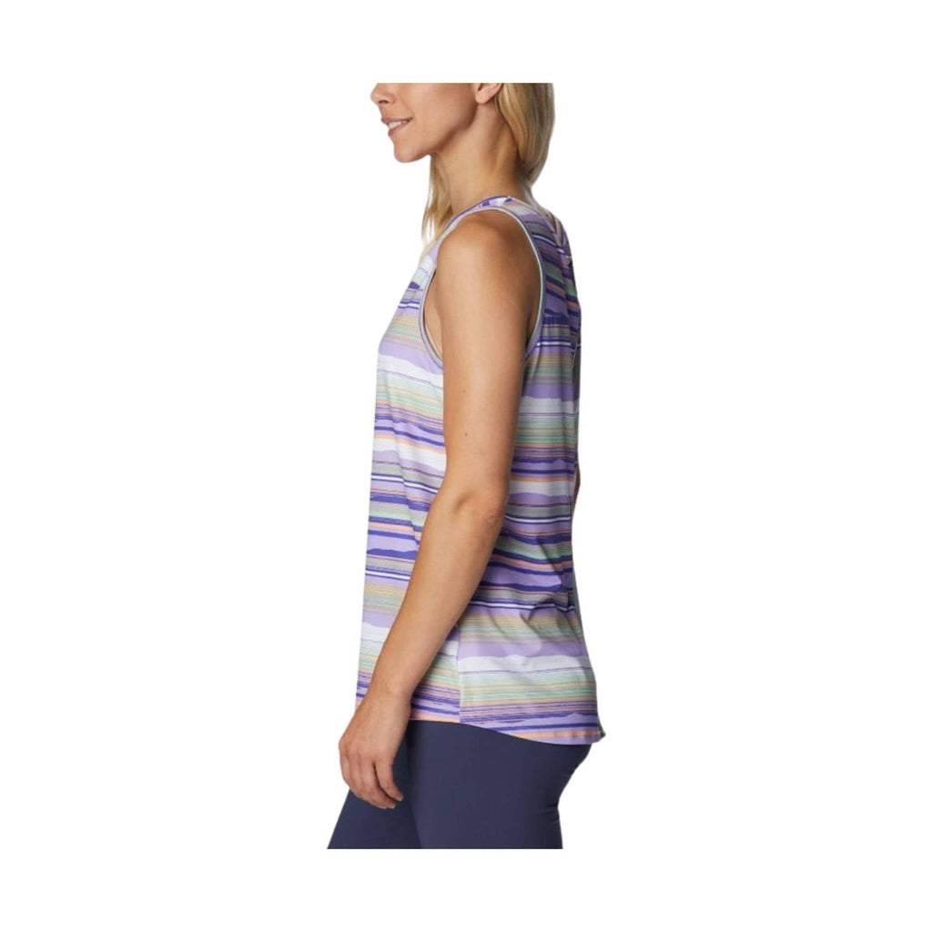 Columbia Women's Chill River Tank - Frosted Purple/ Pop Flora Tonal - Lenny's Shoe & Apparel