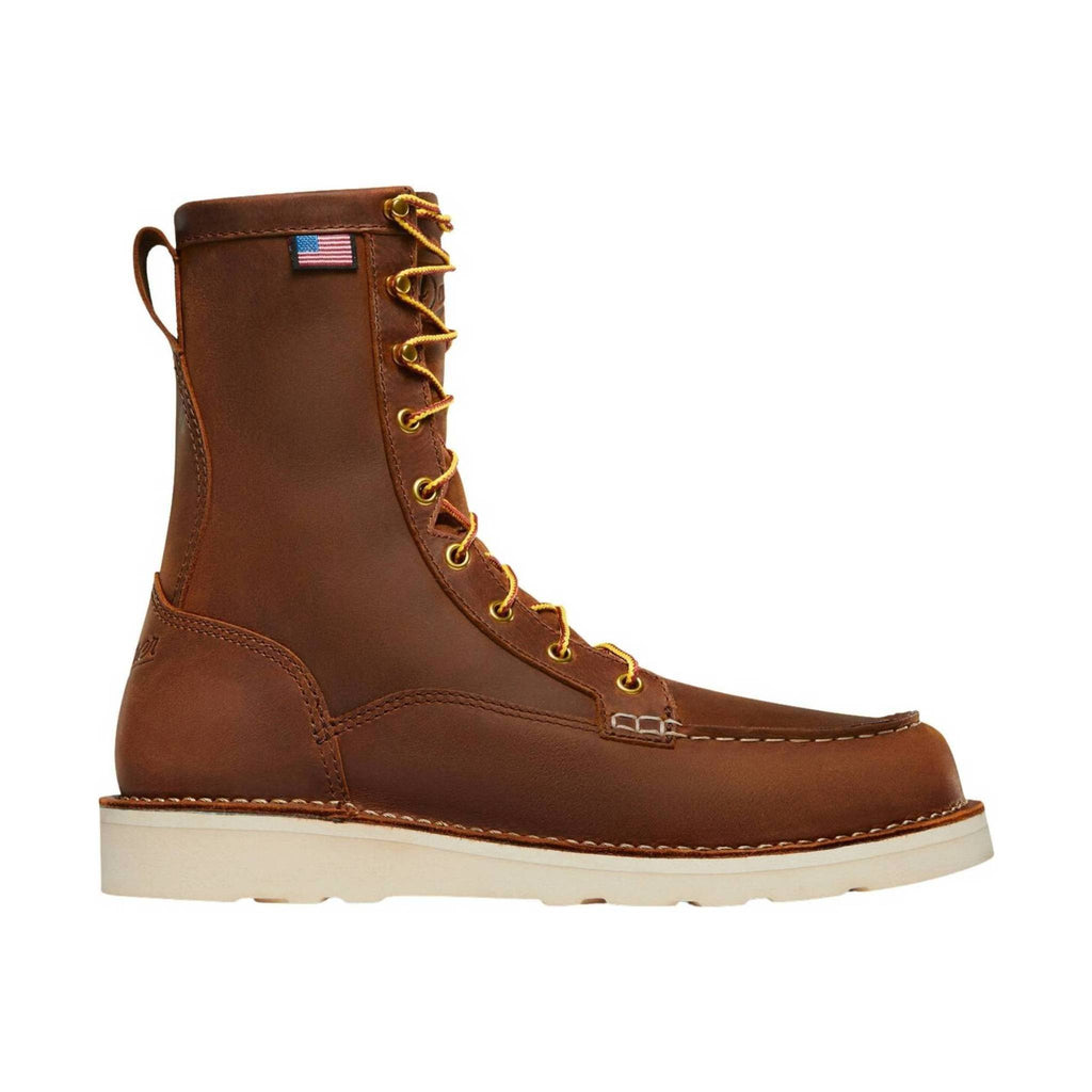 Danner Men's Bull Run 8 Inch Moc Toe Work Boot - Tobacco - Lenny's Shoe & Apparel