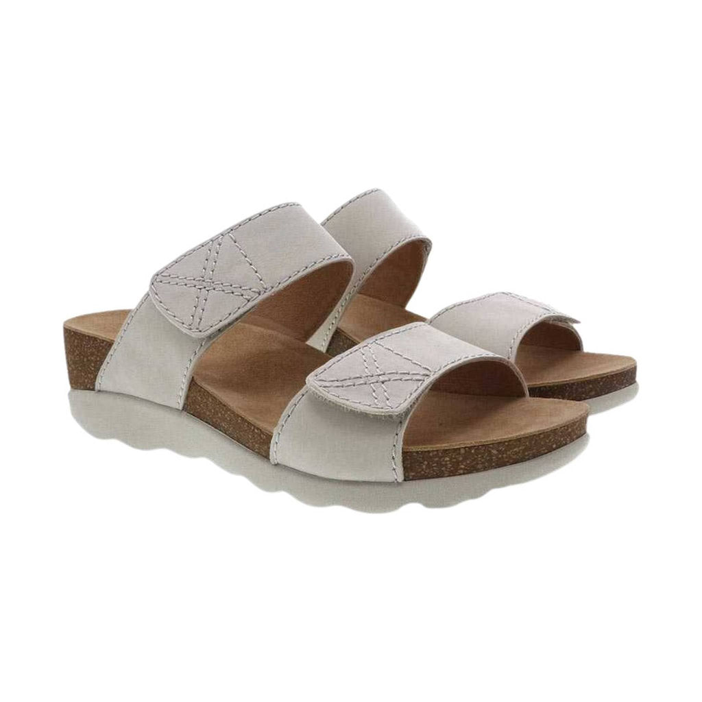 Dansko Women's Maddy Sandal - Ivory Milled Nubuck - Lenny's Shoe & Apparel