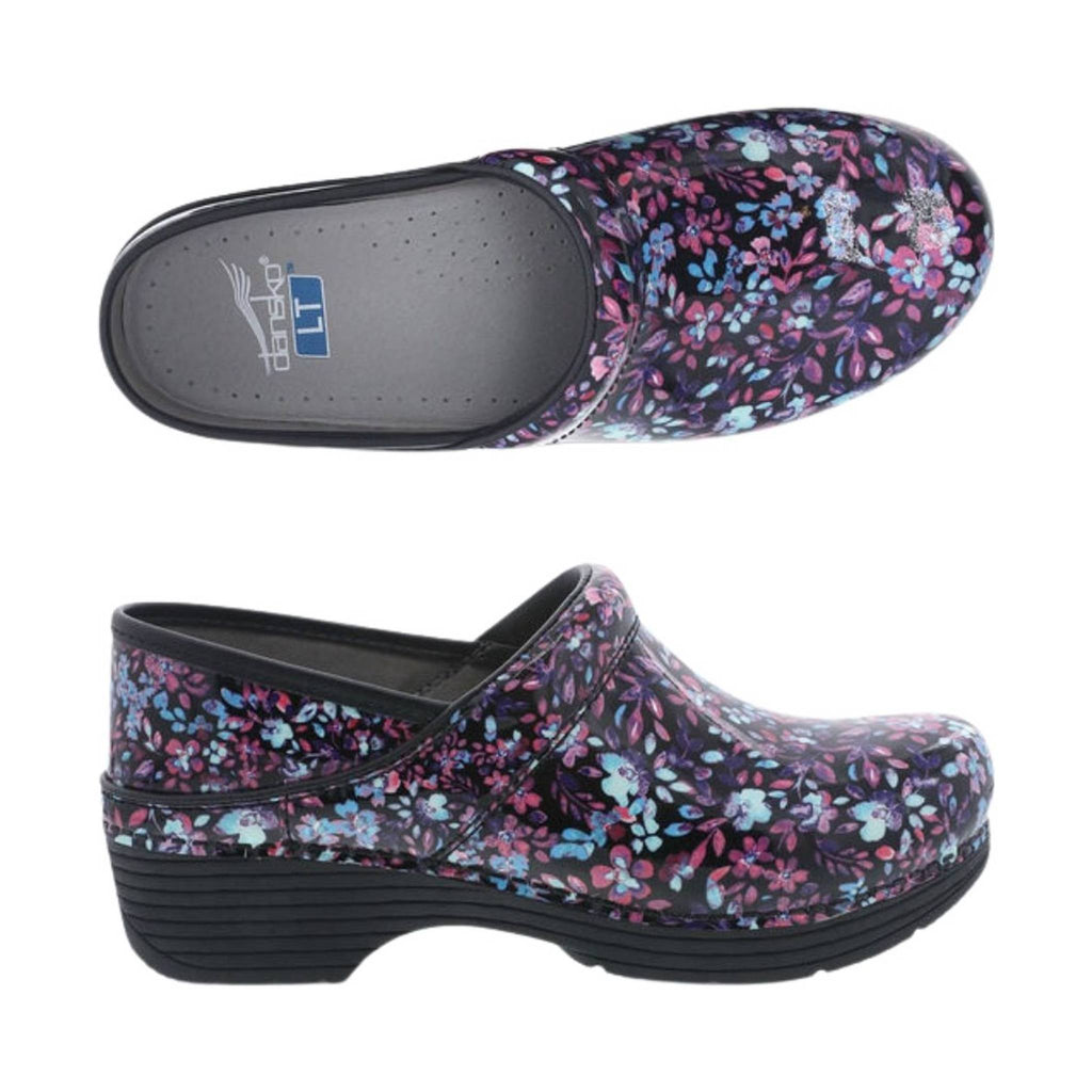 Dansko Women's Pro LT - Ditsy Floral Patent - Lenny's Shoe & Apparel