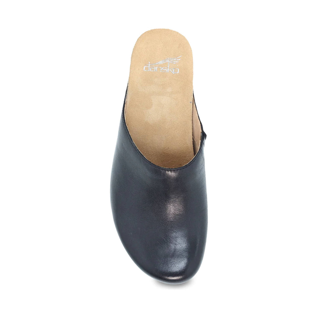 Dansko Women's Talulah Clog - Black Milled Burnished Mule - Lenny's Shoe & Apparel