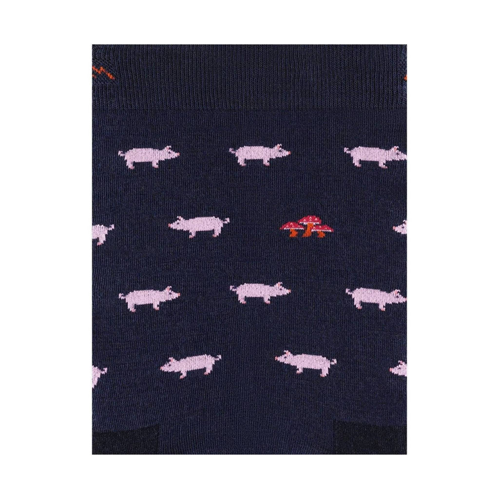 Darn Tough Vermont Men's Truffle Hog Lightweight Lifestyle Sock - Navy - Lenny's Shoe & Apparel