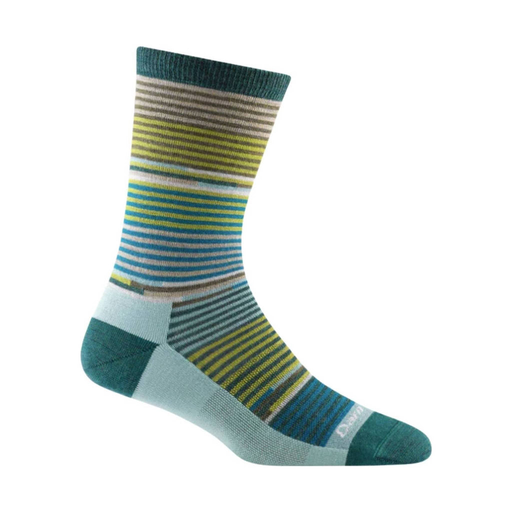 Darn Tough Vermont Women's Pixie Crew Lightweight Lifestyle Sock - Teal - Lenny's Shoe & Apparel