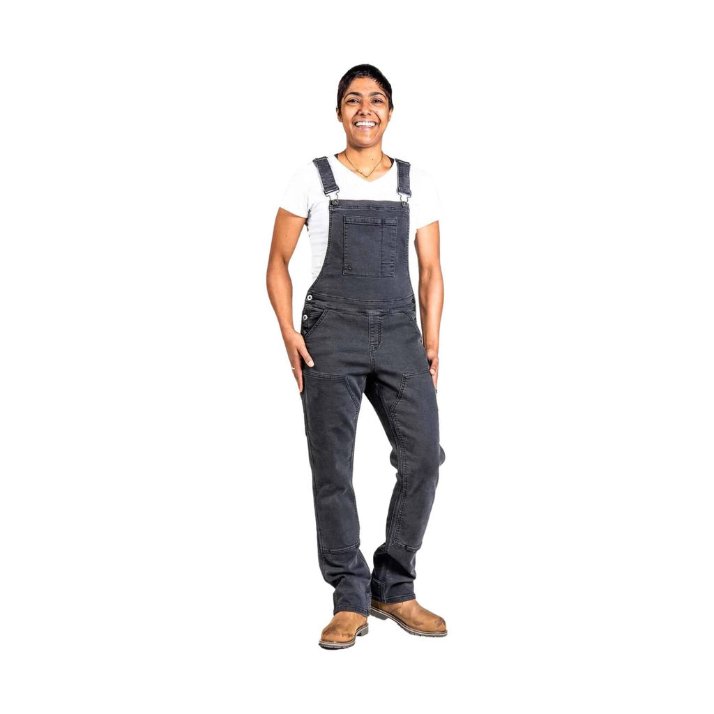 Dovetail Women's Freshly Thermal Overalls - Black - Lenny's Shoe & Apparel