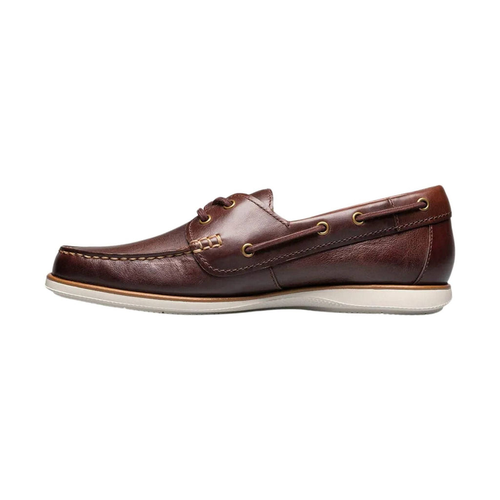 Florsheim Men's Atlantic Moc Toe Boat Shoe - Chocolate - Lenny's Shoe & Apparel