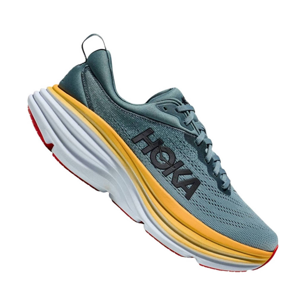 HOKA Men's Bondi 8 - Goblin Blue/Mountain Spring - Lenny's Shoe & Apparel