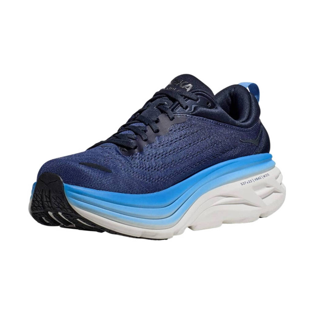 HOKA Men's Bondi 8 - Outer Space/All Aboard - Lenny's Shoe & Apparel