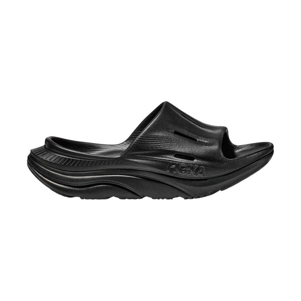 HOKA Ora Recovery Slide 3 - Black - Lenny's Shoe & Apparel