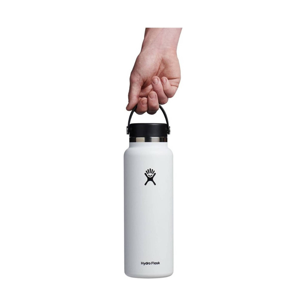 Hydro Flask 40oz Wide Mouth - White - Lenny's Shoe & Apparel