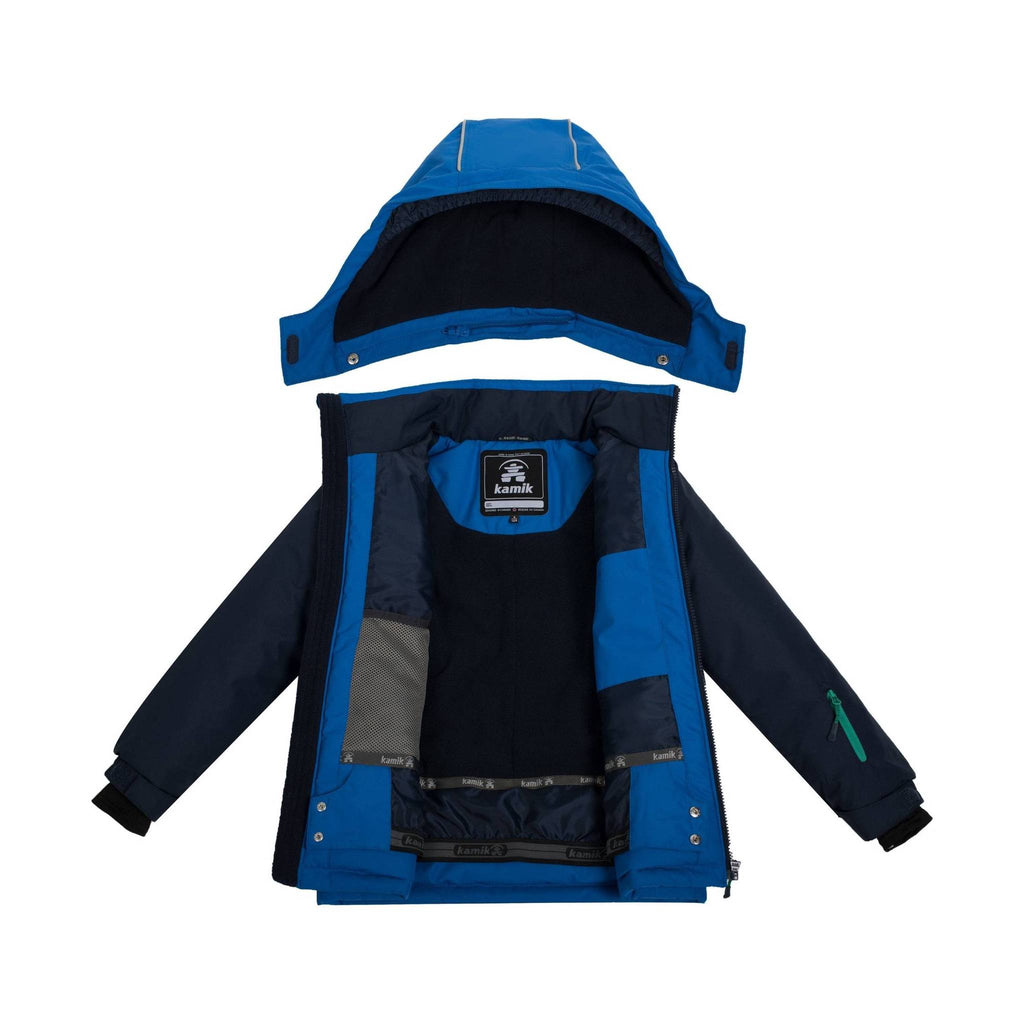 Kamik Kids' Max Jacket - Royal/Midnight - Lenny's Shoe & Apparel