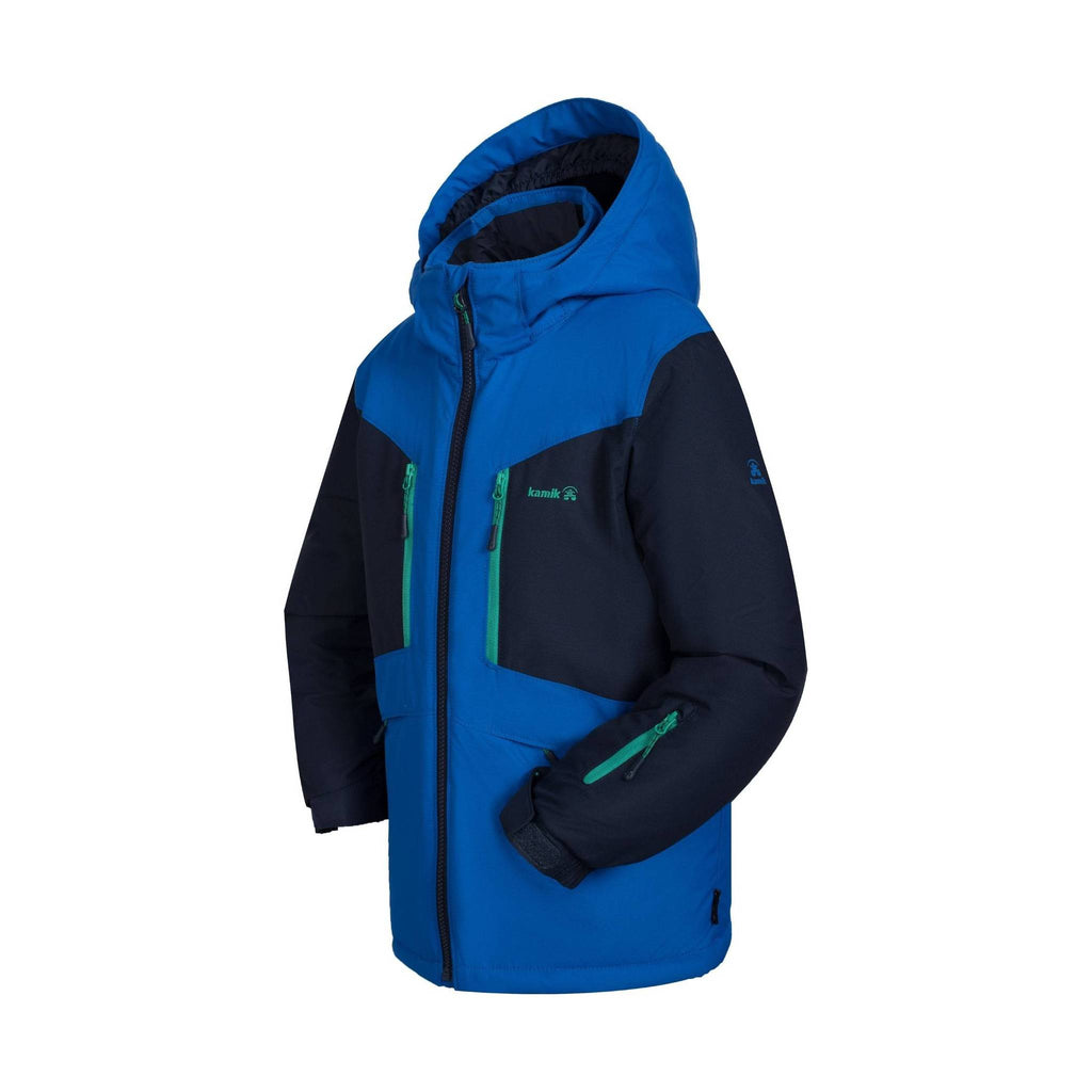 Kamik Kids' Max Jacket - Royal/Midnight - Lenny's Shoe & Apparel