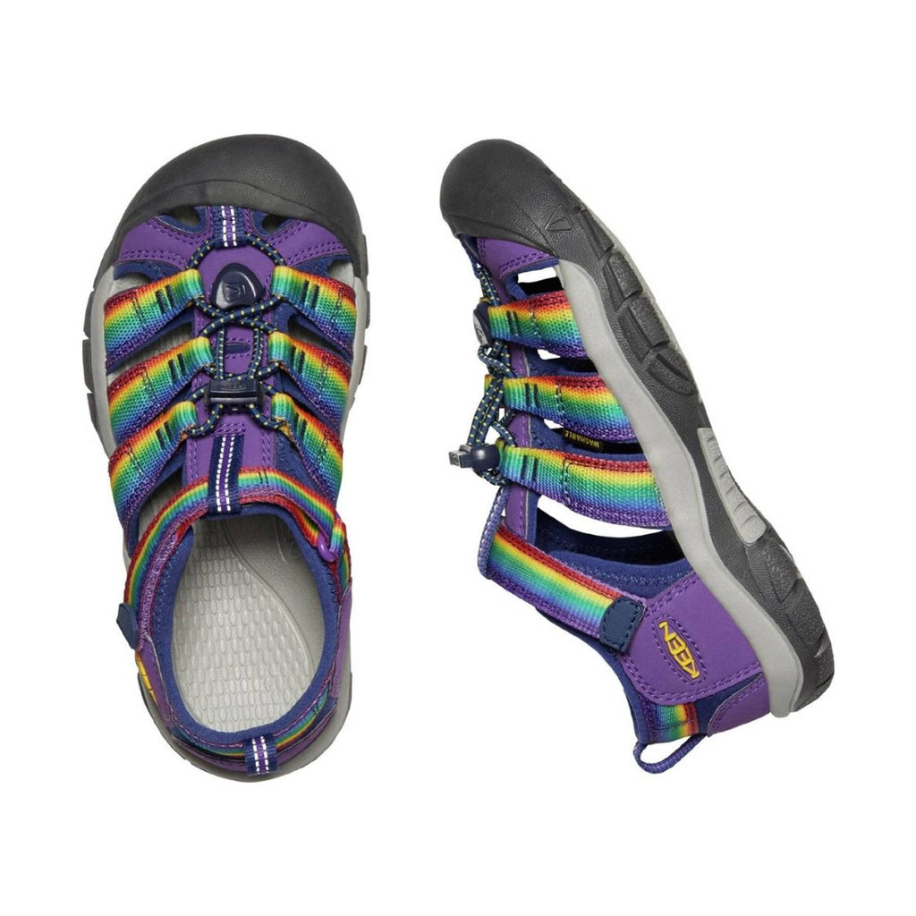 KEEN Big Kids' Newport H2 - Multi/Tillandsia Purple - Lenny's Shoe & Apparel