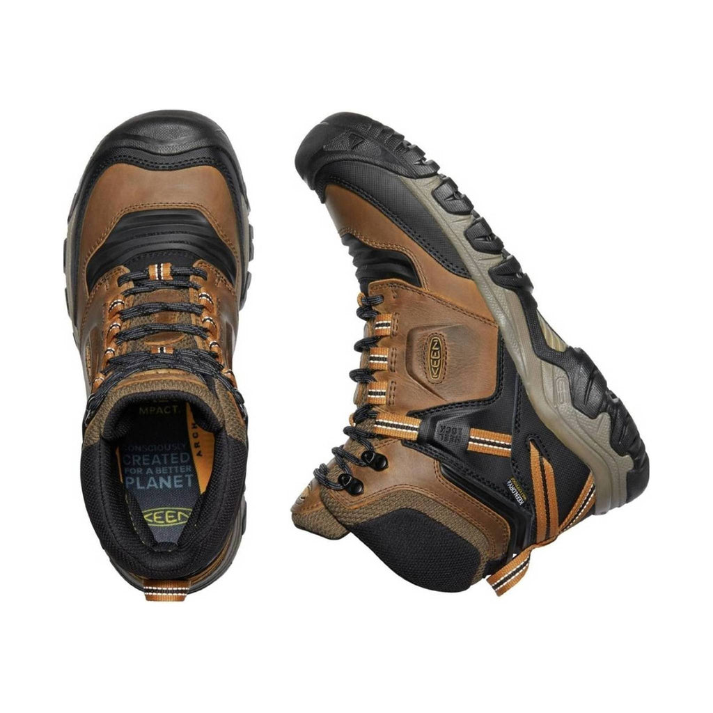 KEEN Men's Ridge Flex Mid Boot - Bison/Golden Brown - Lenny's Shoe & Apparel