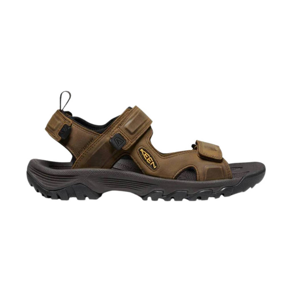 KEEN Men's Targhee III Open Toe Sandal - Bison/Mulch - Lenny's Shoe & Apparel