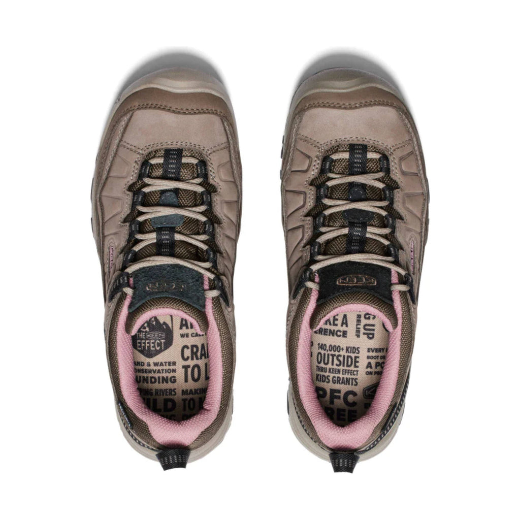 Keen Women's Targhee IV Waterproof Hiking Shoe - Brindle/Nostalgia Rose - Lenny's Shoe & Apparel