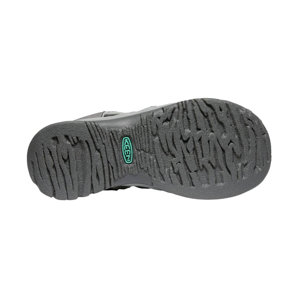 KEEN Women's Whisper Sandal - Medium Grey/Peacock Green - Lenny's Shoe & Apparel