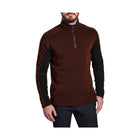 Kuhl Men's Revel Quarter Zip Sweater - Mole/Charcoal - Lenny's Shoe & Apparel