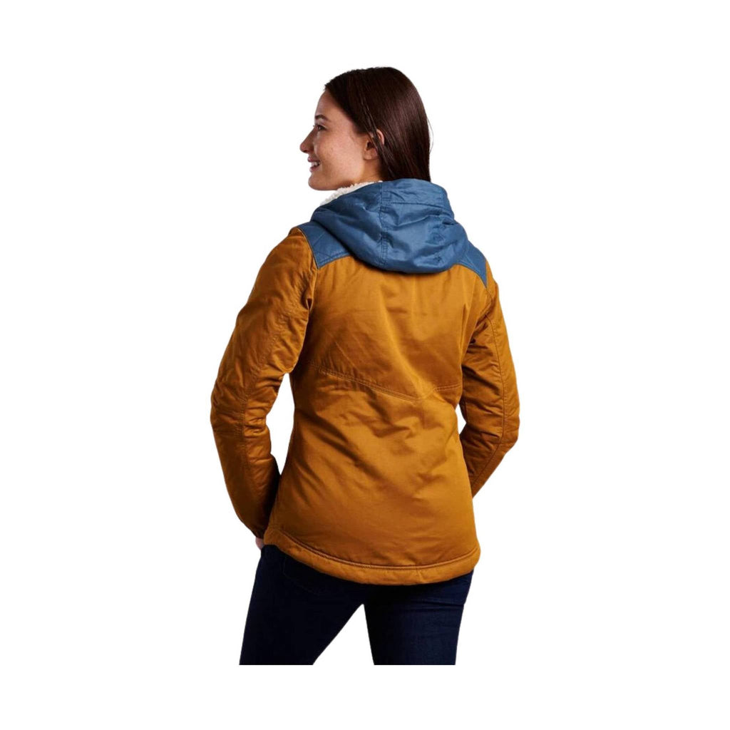 Kuhl Women's Celeste Lined Hoody - Antique Gold/Dusty Blue - Lenny's Shoe & Apparel