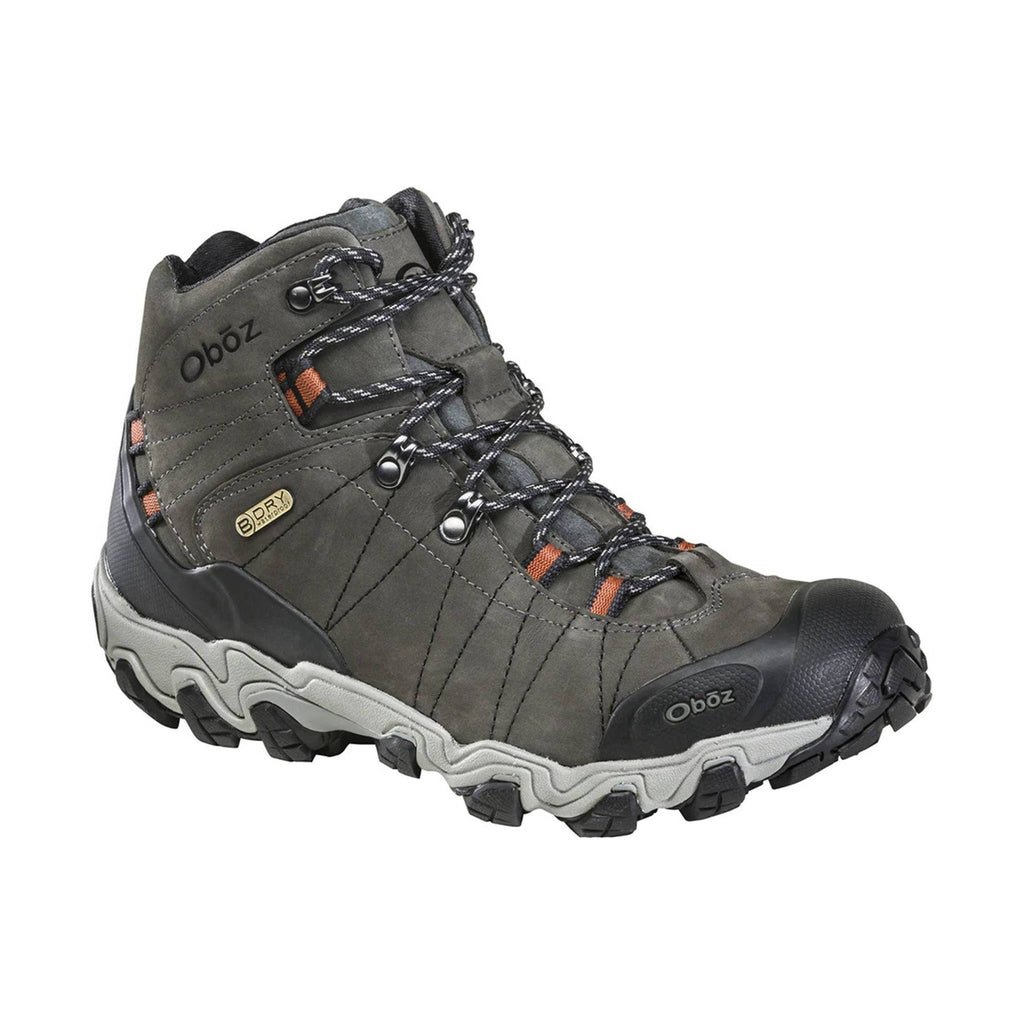 Oboz Men's Bridger Mid Waterproof Hiking Boot - Raven - Lenny's Shoe & Apparel