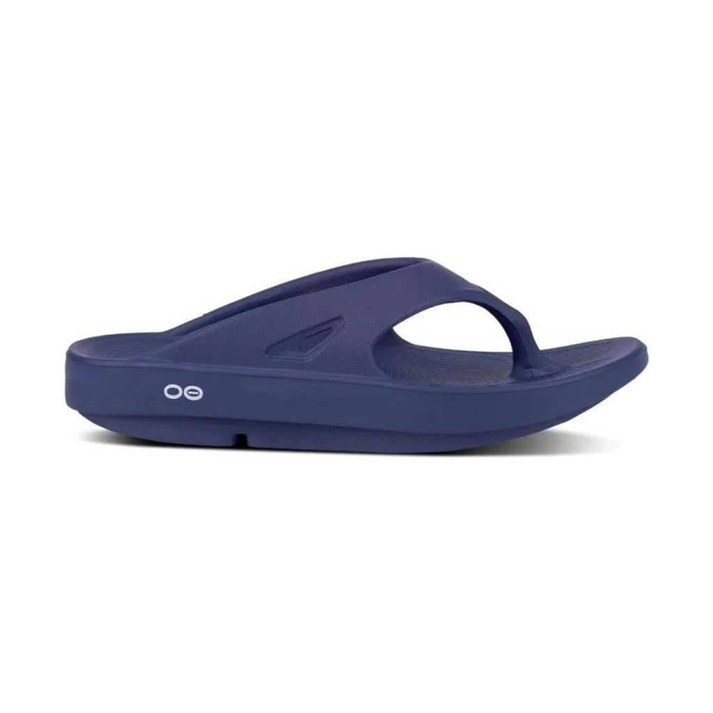 OOfos OOriginal Flip Flops - Navy - Lenny's Shoe & Apparel