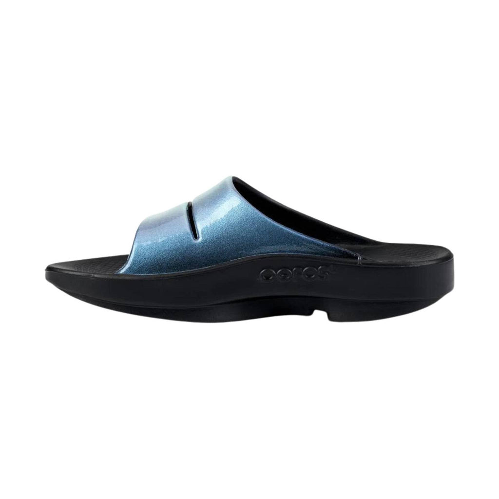 OOfos Women's OOahh Luxe Slide - Atlantis - Lenny's Shoe & Apparel