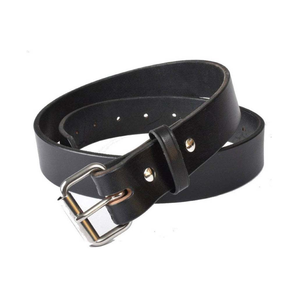 P&B Amish Men's Leather Belt - Black - Lenny's Shoe & Apparel