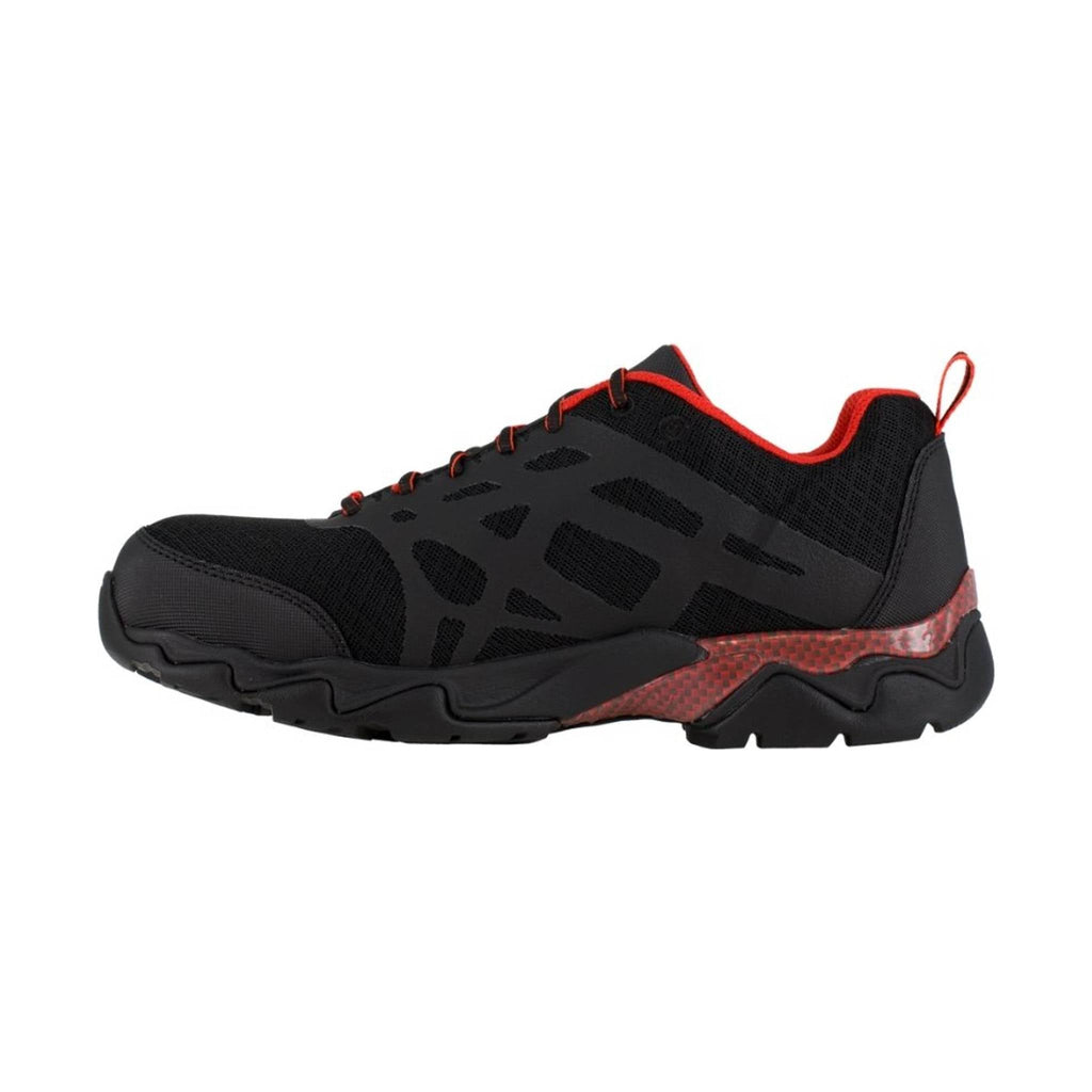 Reebok Men's Athletic Beamer Work Shoe Composite Toe - Black/Red Trim - Lenny's Shoe & Apparel