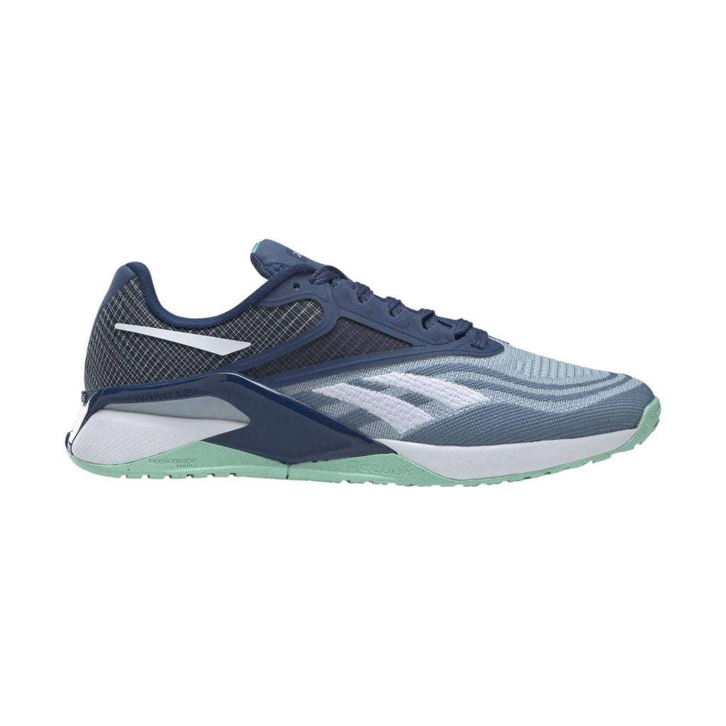 Reebok Women's Nano X2 Shoe - Blue/Grey/Green/White - Lenny's Shoe & Apparel