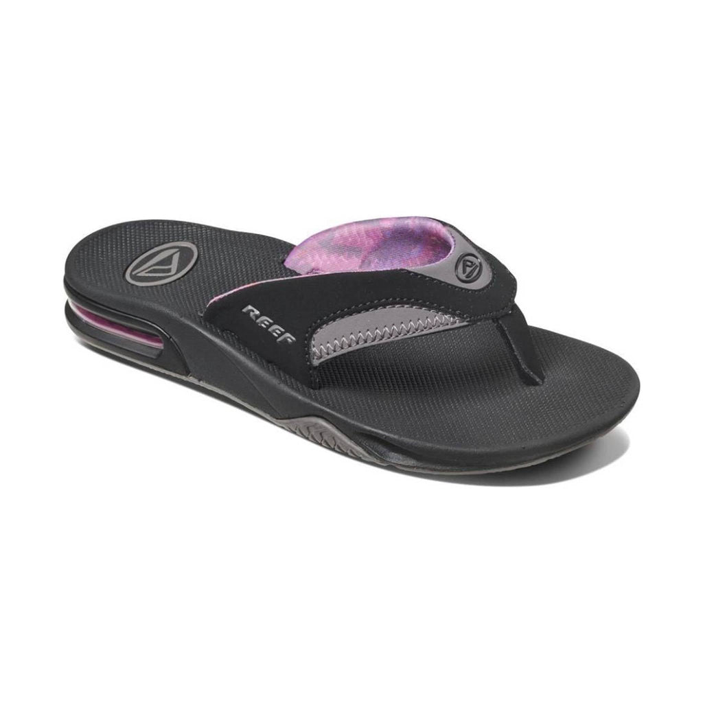 Reef Women's Fanning Flip Flop - Black/Grey - Lenny's Shoe & Apparel