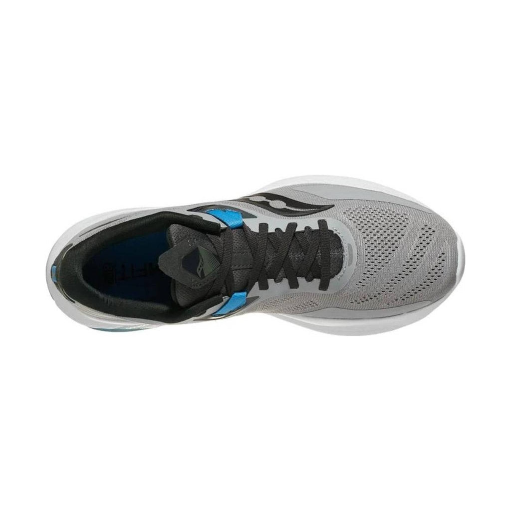 Saucony Men's Guide 15 - Alloy/Topaz - Lenny's Shoe & Apparel