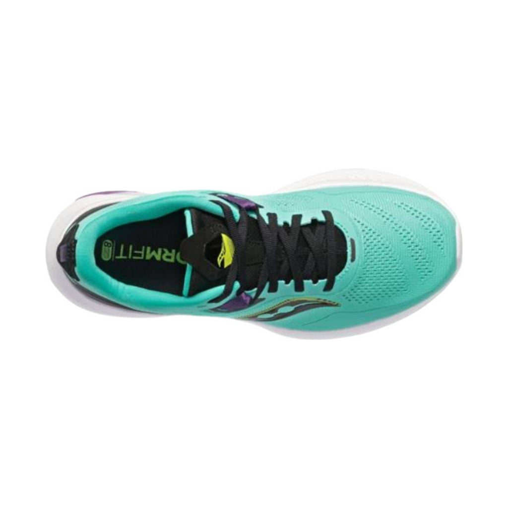 Saucony Women's Guide 15 - Cool Mint/Acid - Lenny's Shoe & Apparel