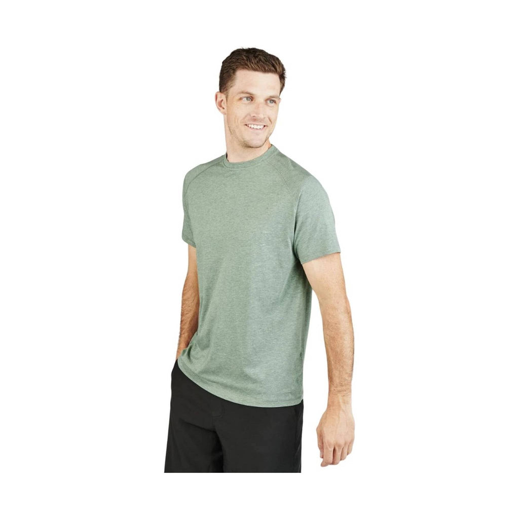 Tasc Men's Carrollton Fitness Tee - Kelp Heather - Lenny's Shoe & Apparel