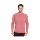 Tasc Men's Carrollton Heather Long Sleeve Shirt - Earth red - Lenny's Shoe & Apparel