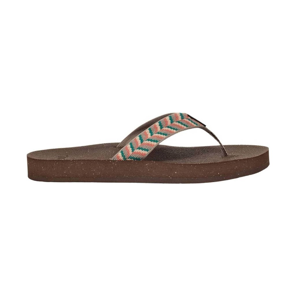 Teva Women's Reflip Flip Flop - Retro Geometric Neutral - Lenny's Shoe & Apparel