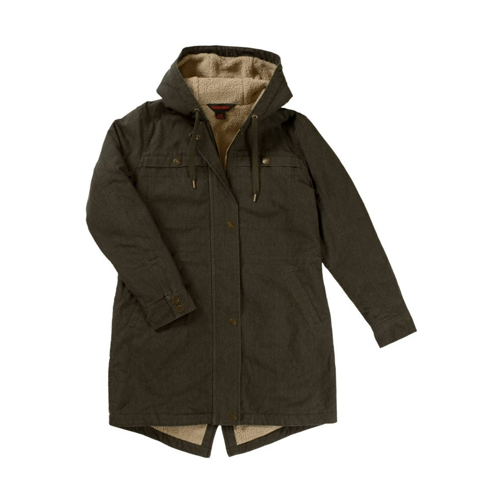 Tough Duck Women's Sherpa Lined Jacket - Olive - Lenny's Shoe & Apparel