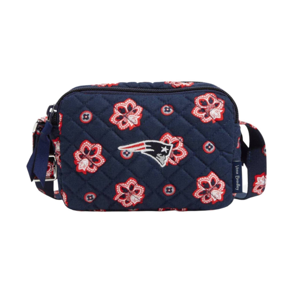 Vera Bradley NFL RFID Small Stadium Crossbody New England Patriots - Nautical Blue/Red - Lenny's Shoe & Apparel