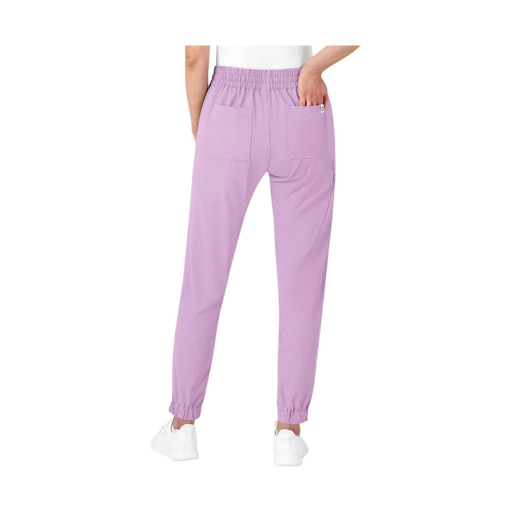 WonderWink Women's Jogger Scrub Pant - Violet Tulle - Lenny's Shoe & Apparel